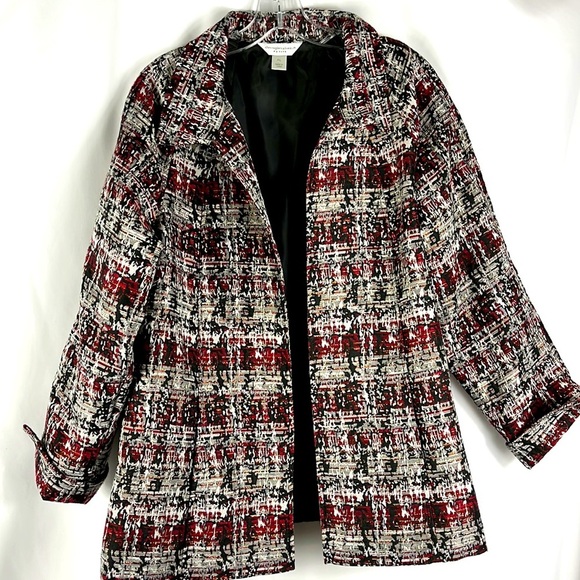 Christopher & Banks open face a-line blazer Sz P/L - Picture 4 of 14